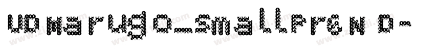 UDMarugo_SmallPr6N D字体转换